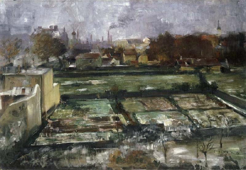 Lovis Corinth View from the Studio Germany oil painting art